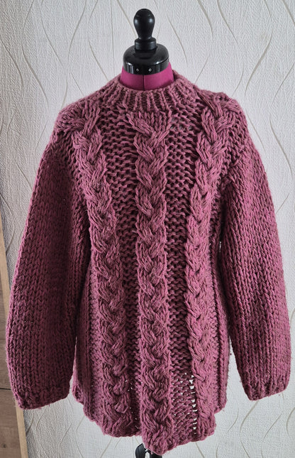 pull dégradé à torsades - tricotopia