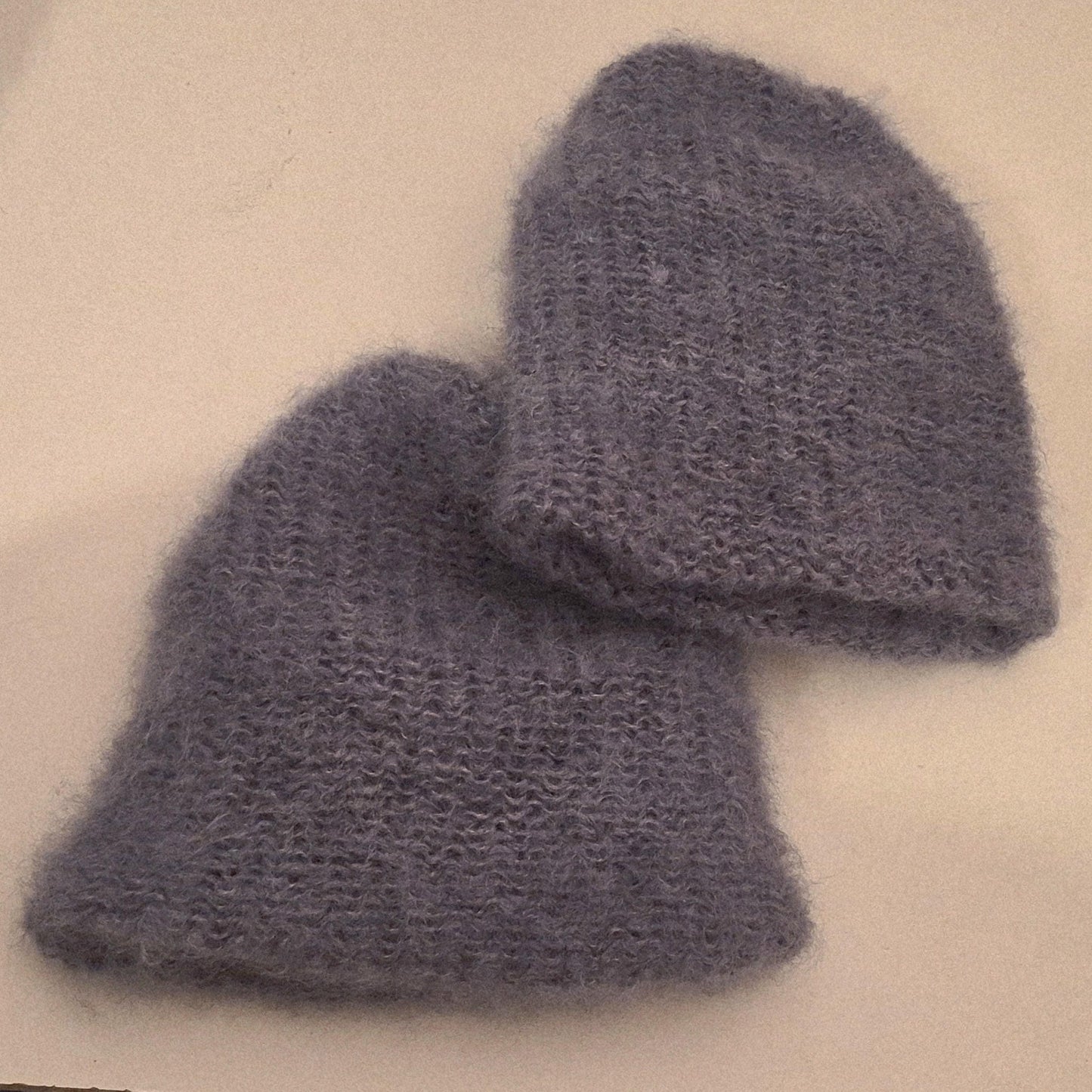 Lot Duo Bonnets Luxe Mohair & Soie