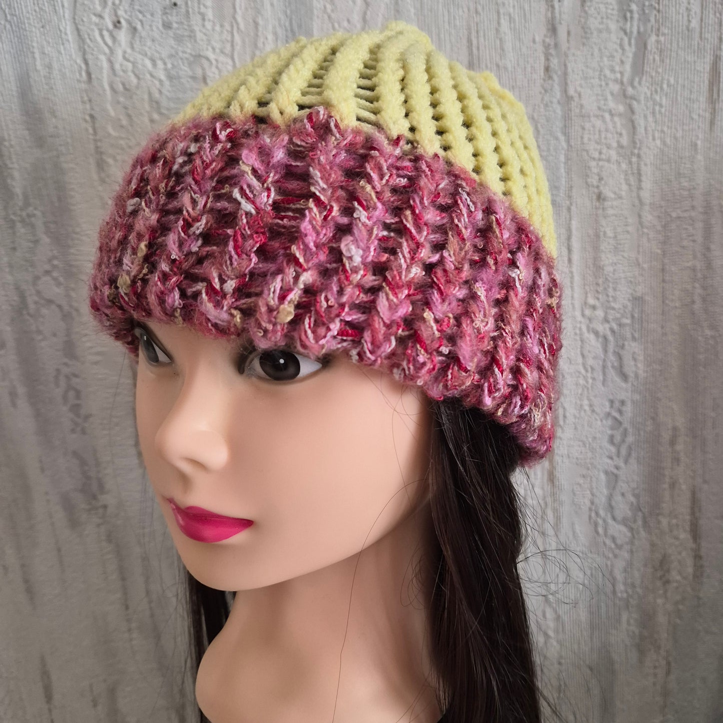 Bonnet dégradé bicolore