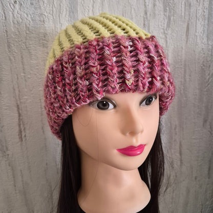 Bonnet dégradé bicolore