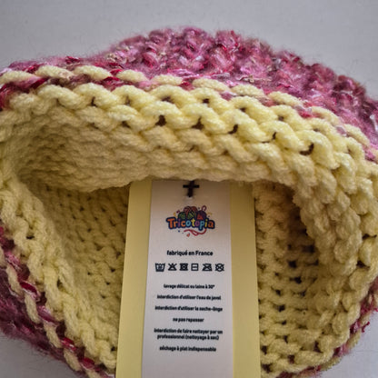 Bonnet dégradé bicolore