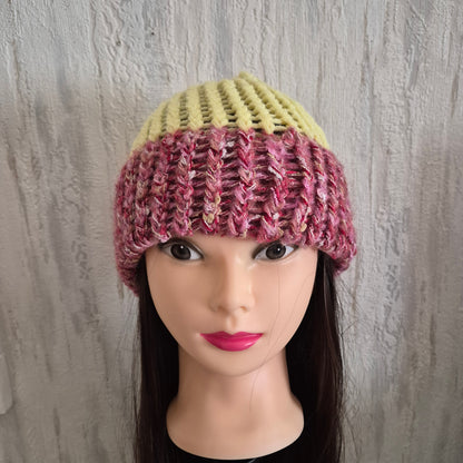 Bonnet dégradé bicolore